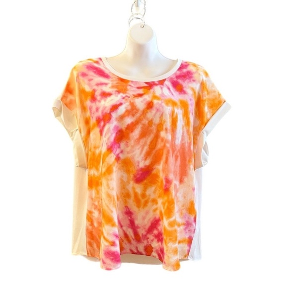 Calvin Klein Women's Summer Short Sleeve Blouse Size 1X - Picture 1 of 4